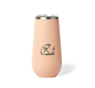 Sparkling Flute Tumbler - Peach