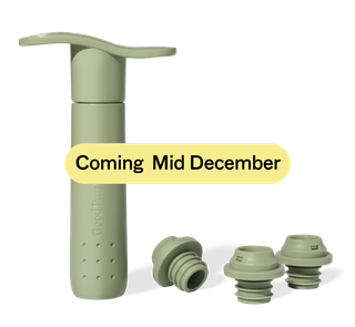Wine Preserver Pump and Stoppers - Sage