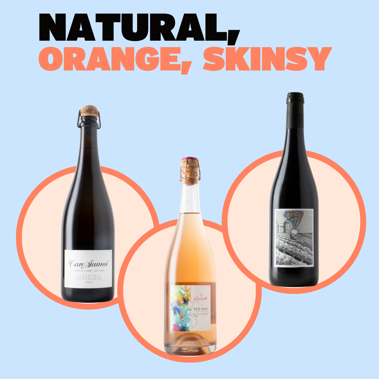 Natural, Orange, Skinsy